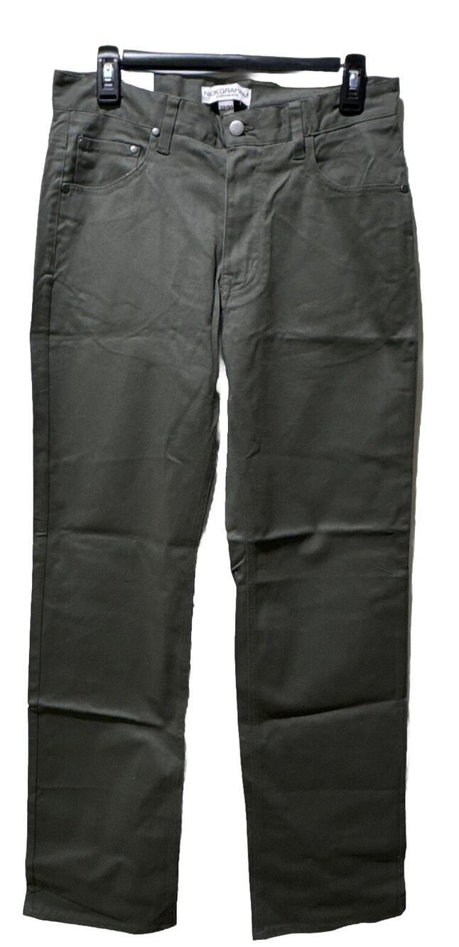 Nick Graham Men’s Everywhere Stretch Pants 32x30 Olive Modern Fit NWT Casual